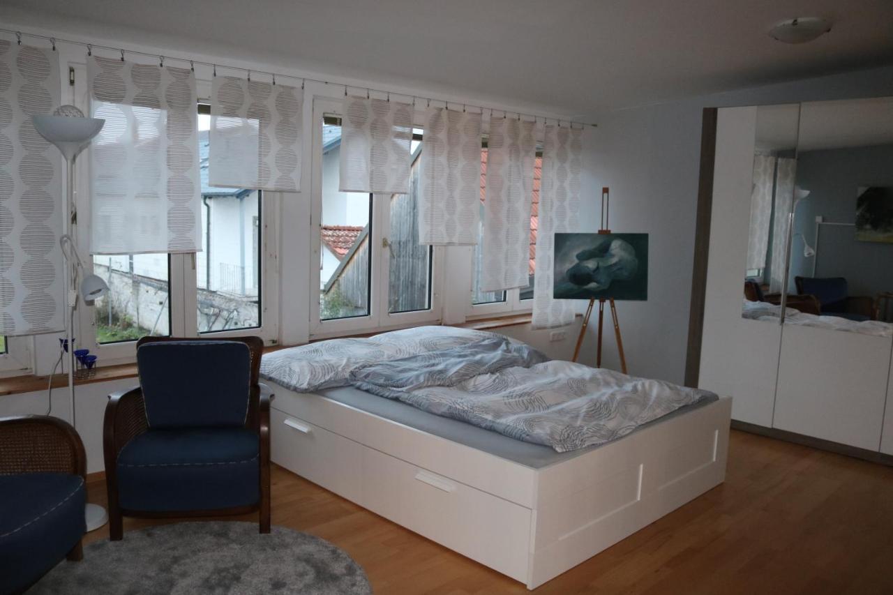 Helle, Offene Dachgeschosswohnung Mit Terrasse Oberloisdorf Bagian luar foto